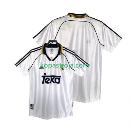 Billiga Fotbollströjor Real Madrid 2000 Retro Hemma tröja 1998 Kortärmad